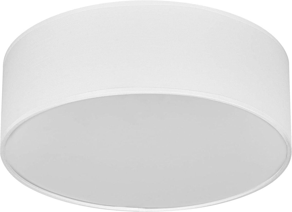 Plafondlamp Rond - Woonkamerlamp Stofkap - Binnenhuis Verlichting - Vervangbare Lamp Fitti
