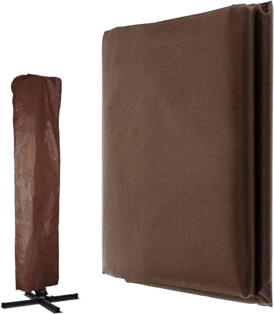 ZMR® Parasolhoes Staande Parasol - Parasolhoes - Parasol Hoes - Koffie - 190cm x 30cm x 50cm