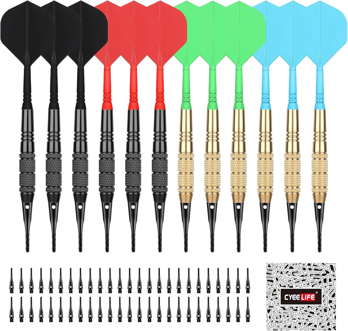 Dartpijlen Set - Soft Darts - Elektronisch Darten - Perfecte Grip - 18 Gram - Niet gespecificeerd