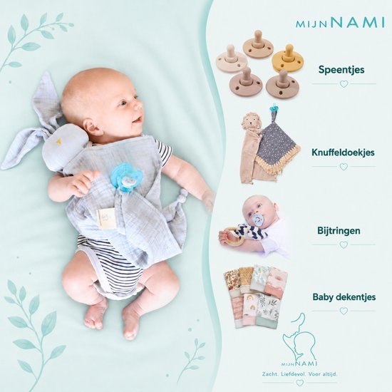 MijnNami Soother Speen 4-pack - dé vertrouwde newborn speen onder zorgprofessionals - Fopspeen Baby 0 - 6 maanden van MijnNami — afbeelding 3