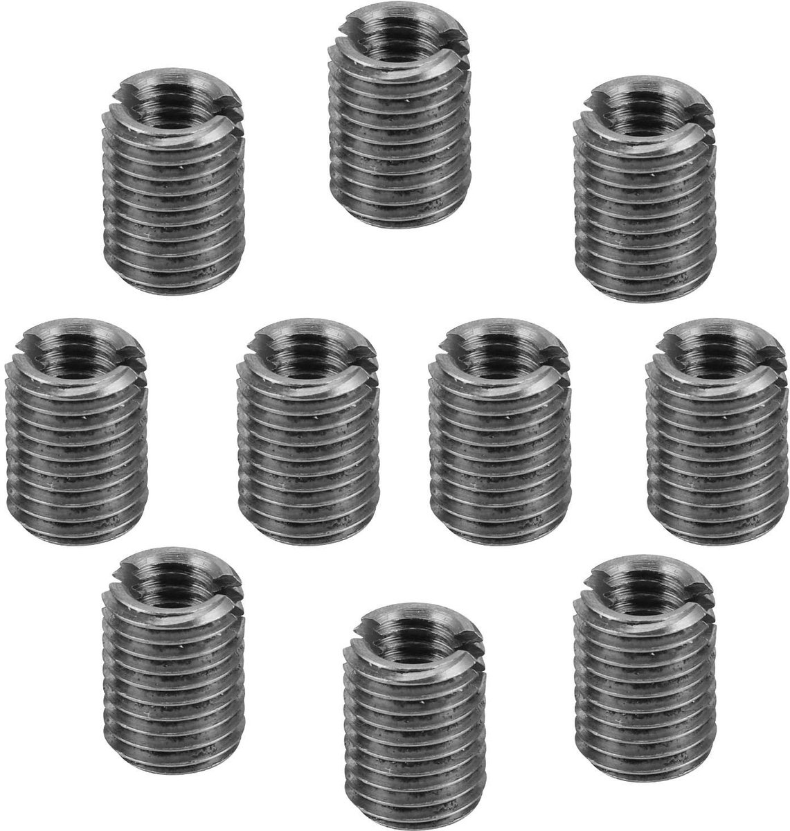 Dailygoods - Draad Reparatie Moer - 10st Draad Moeren - Roestvrij staal - 8mm Buitendraad - Draadherstel - Ideaal voor Stoomturbines - Voor Elektronis...