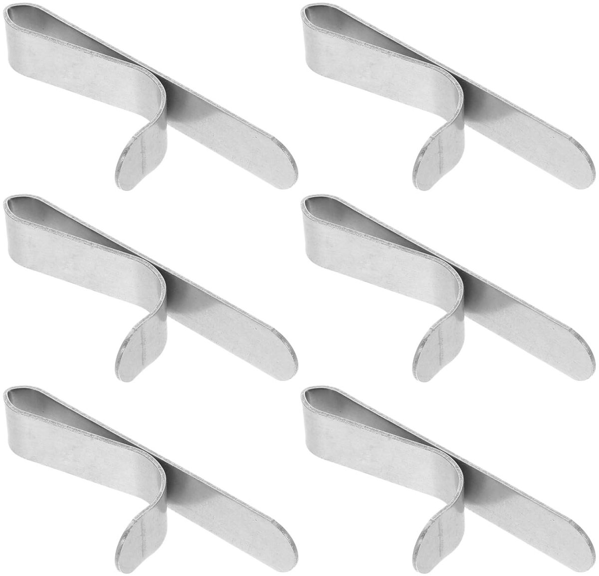 Dailygoods- Mousse Ringclips 6 Stuks - Roestvrij Staal - Taartringen - Bakaccessoires - Verbeterde Stabiliteit - Eenvoudige Bediening