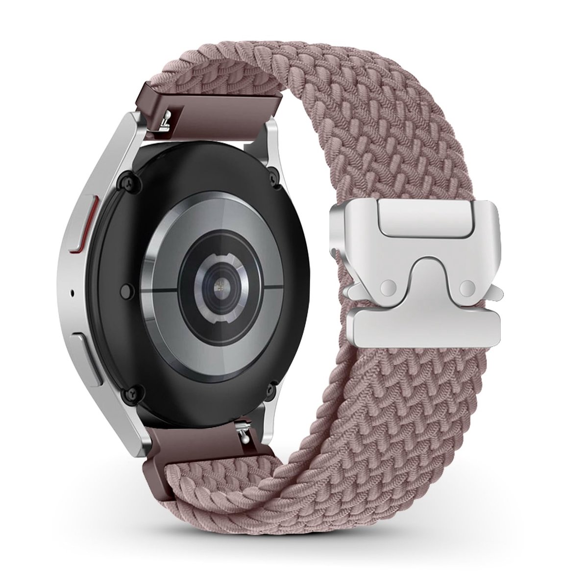 Dailygoods - Nylon Horlogeband voor Huawei en Garmin in Smoky Purple