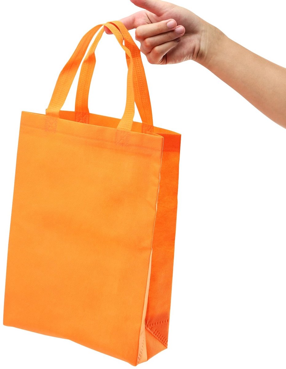 Dailygoods- Feestzakken 60 Stuks - Grote Geschenkzakken - Niet-geweven Vliesmateriaal - Kleurrijke Draagtassen - Herbruikbaar - 35 x 25 x 10 cm - Geschenktassen