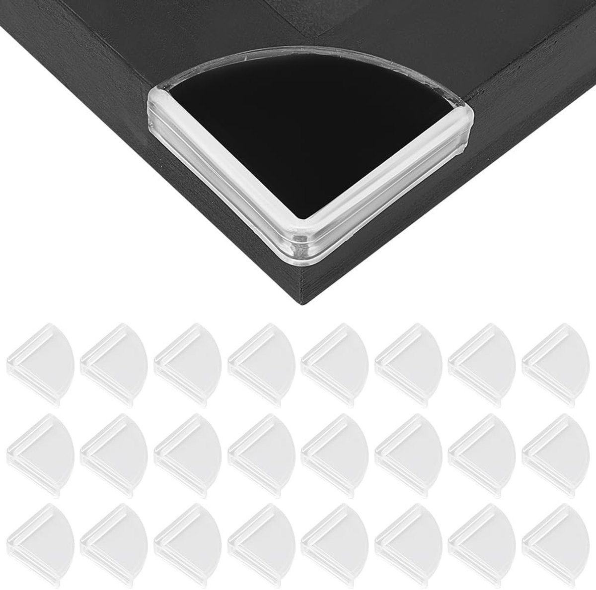 Dailygoods - 40 Stuks Tafelhoekbeschermers Transparant voor Veiligheid