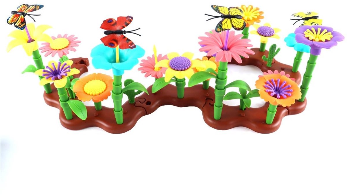 Dailygoods - 90-delige Bloemenbouwset voor Creatieve Tuinprojecten