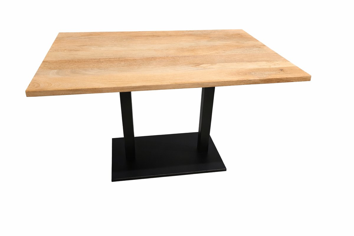 Bistrotafel - Bistroset - Mangohout - Eettafel - Tafel - Kleine Eettafel - 120x70 - cm - Rechthoek - Horeca - Tafeltje