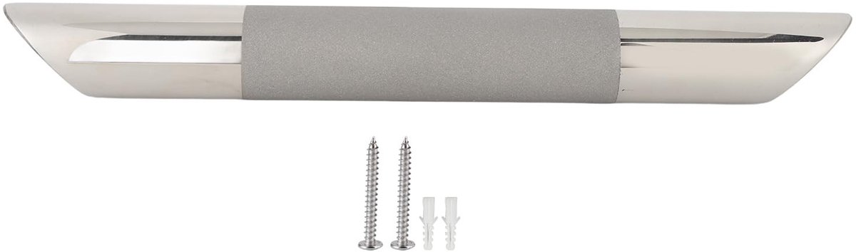 Dailygoods- Handgreep 29 Cm - Antislip Douchegreep - Veiligheidsbeugel - Voetsteun - 304 Roestvrij Staal - Ergonomisch Ontwerp
