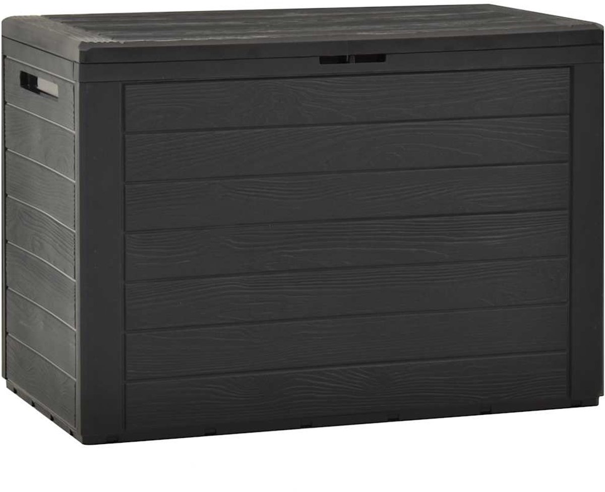 Tuinkist - Opbergbox voor buiten - Tuinbox - Opbergbox met kussen - weerbestendig - Teak