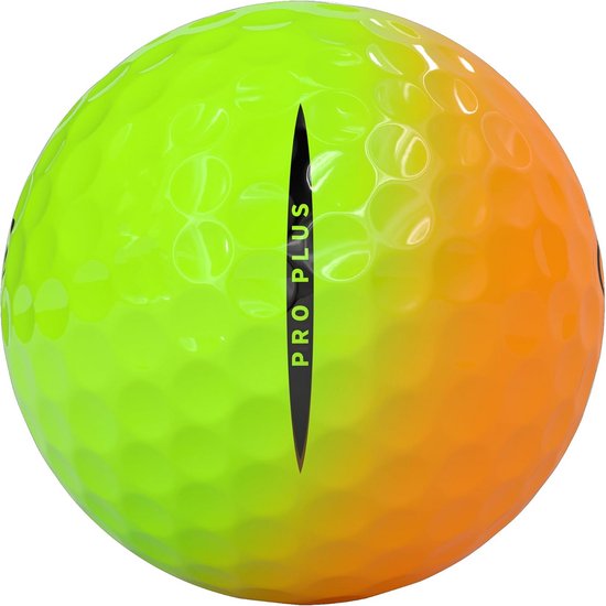 Golfballen - Sportballen - Precisie Spel - 4-laags Urethaan Cover - 12 Stuks - Geel/Oranje — afbeelding 2