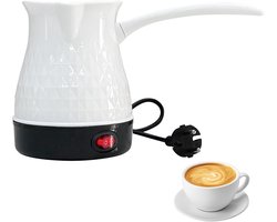 Espresso Maker - Koffie Pot - Koffie Zetten - Dubbele Beveiliging - 500 ml - Wit