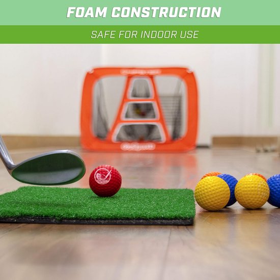Foam Golf Ballen - Oefen Golfballen - Indoor Training - Realistisch Gevoel - 16 Stuks - Multicolor — afbeelding 3