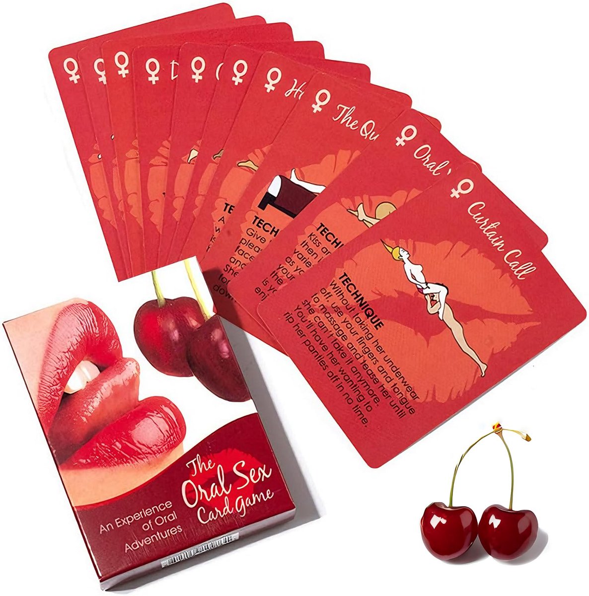 Intiem Cadeau - Seks kaartspel oraal - koppel spellen - kaartspel - Kamasutra - oraal