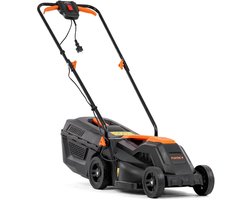 FUXTEC Grasmaaie rElektrisch FX-RME33 – 33 cm Maaibreedte – 30 L Grasopvangbak – Maaihoogte 20–60 mm – 9 kg – Met Netsnoer