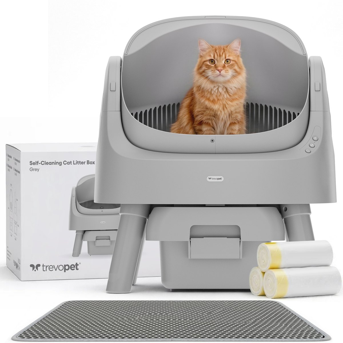 TrevoPet Automatische Kattenbak zelfreinigend budget