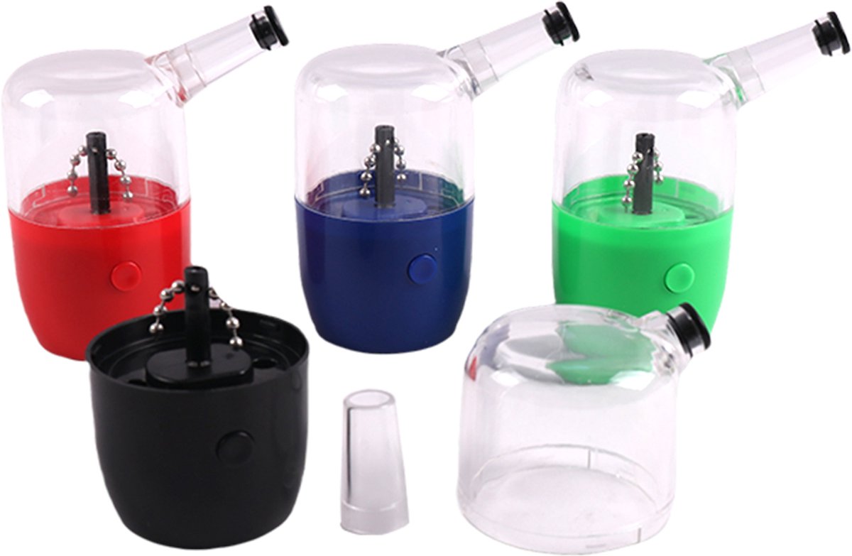 MiniSpout – elektrische kruidenmolen – compacte kruidenmaler – oplaadbaar – zwart