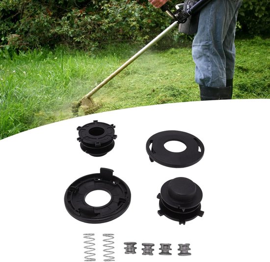 Trimmerkop Spoel voor AutoCut 25-2 en FS100rx - 2 Stuks - Duurzaam ABS Materiaal, Tuinaccessoire, Vervangingsonderdeel van Merkloos — afbeelding 3