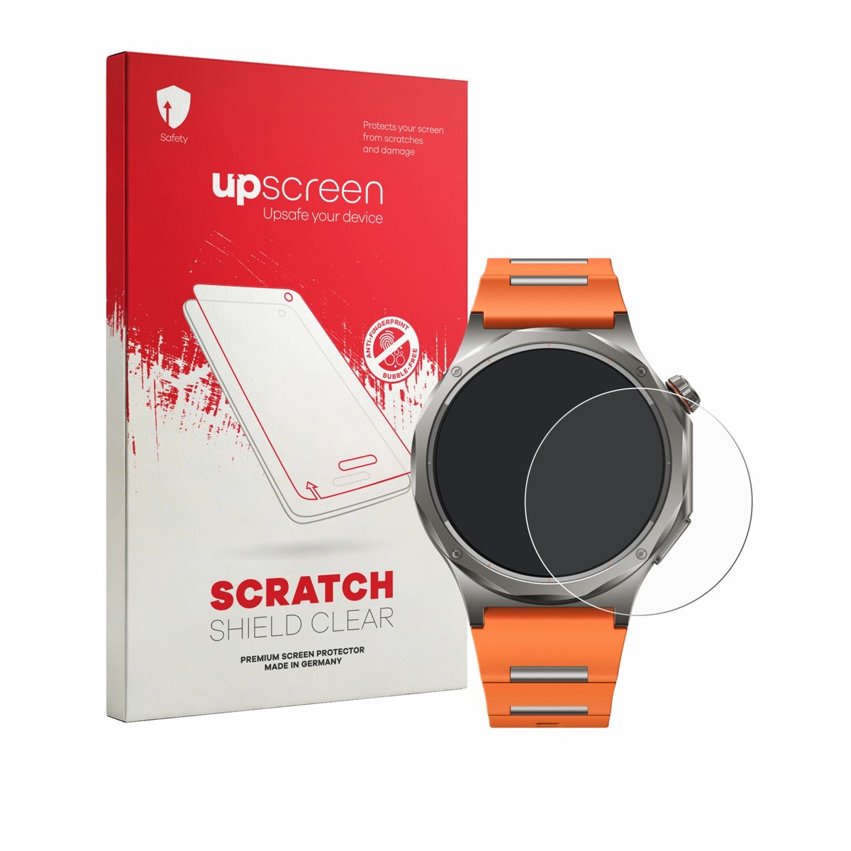 upscreen - Screenprotector voor Oppo Watch X3 - Folie Beschermfolie transparant