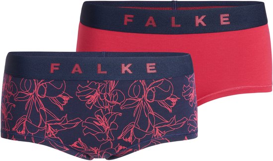 FALKE Daily Comfort Print 2-Pack huidvriendelijk elastisch katoen multipack broek van onderlaag dames veelkleurig - maat XXL