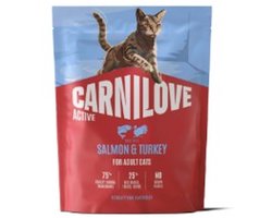 CARNILOVE ACTIVE - Cat - Salmon & Turkey for Adult All Breeds 400g