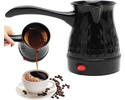 Turkish Coffee Jug - 500 ml Elektrische Koffiepot - Espresso - Inductie - Koffiemachine - Melkkan - Mocha Pot met Handvat - Turkse Koffiepott voor Thuis - Kantoor - Reizen - Mocha Thee