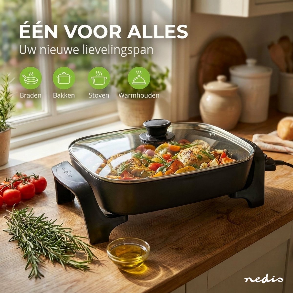 Nedis Nedis Elektrische Hapjespan - afbeelding 2