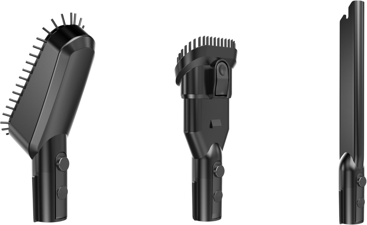 GoScrub® Opzetstukken set voor Steelstofzuiger X680 Ultra - 3 Opzetstukken - 2-in-1 Opzetstuk - Kieren & Voegen Opzetstuk - Meubel Opzetstuk