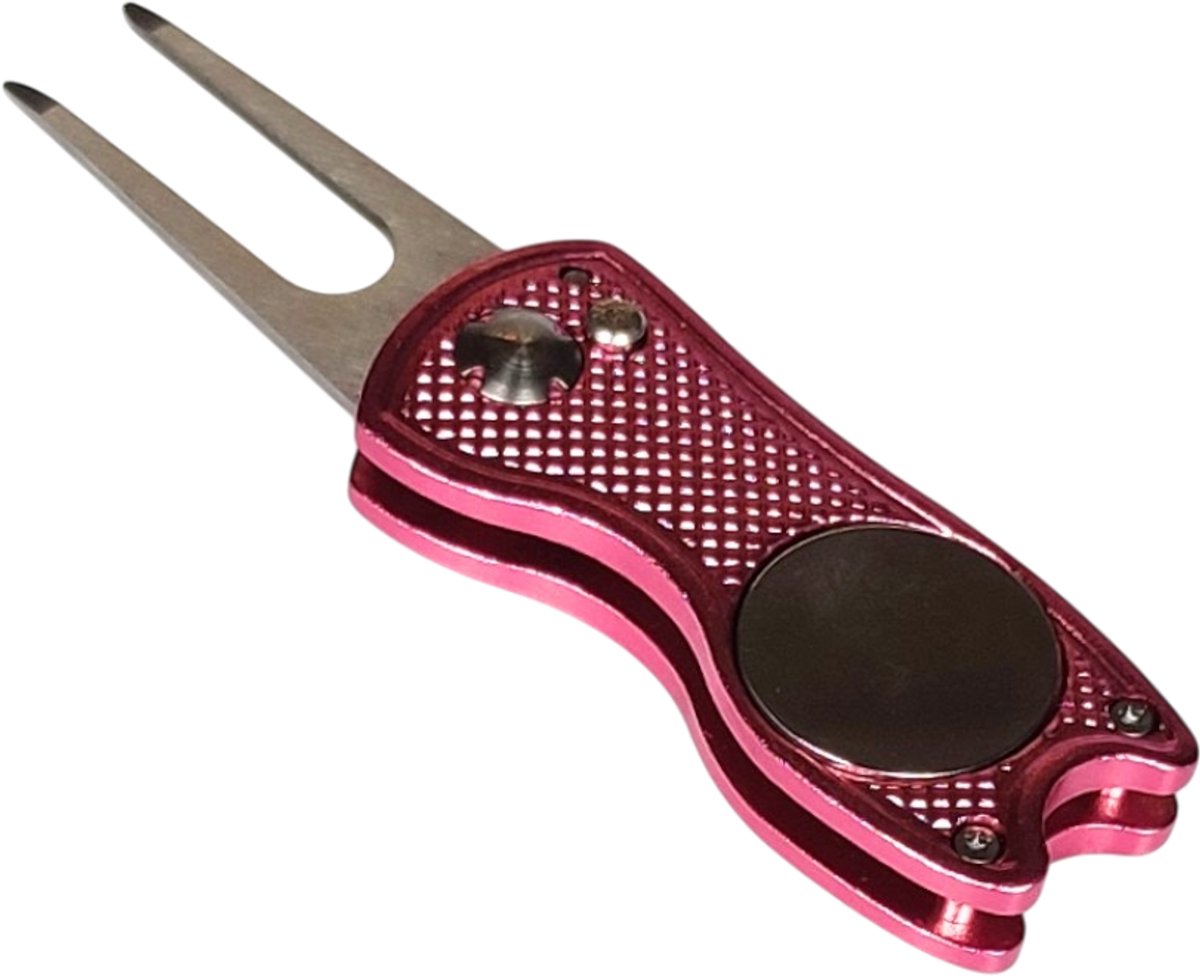 Jobber Sports Pitchfork Golf Accessoires + Marker - Metaal - Roze