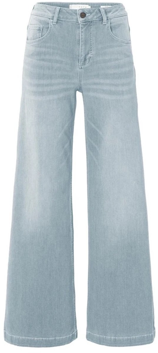 YAYA Jeansbroek wide leg denim light blue