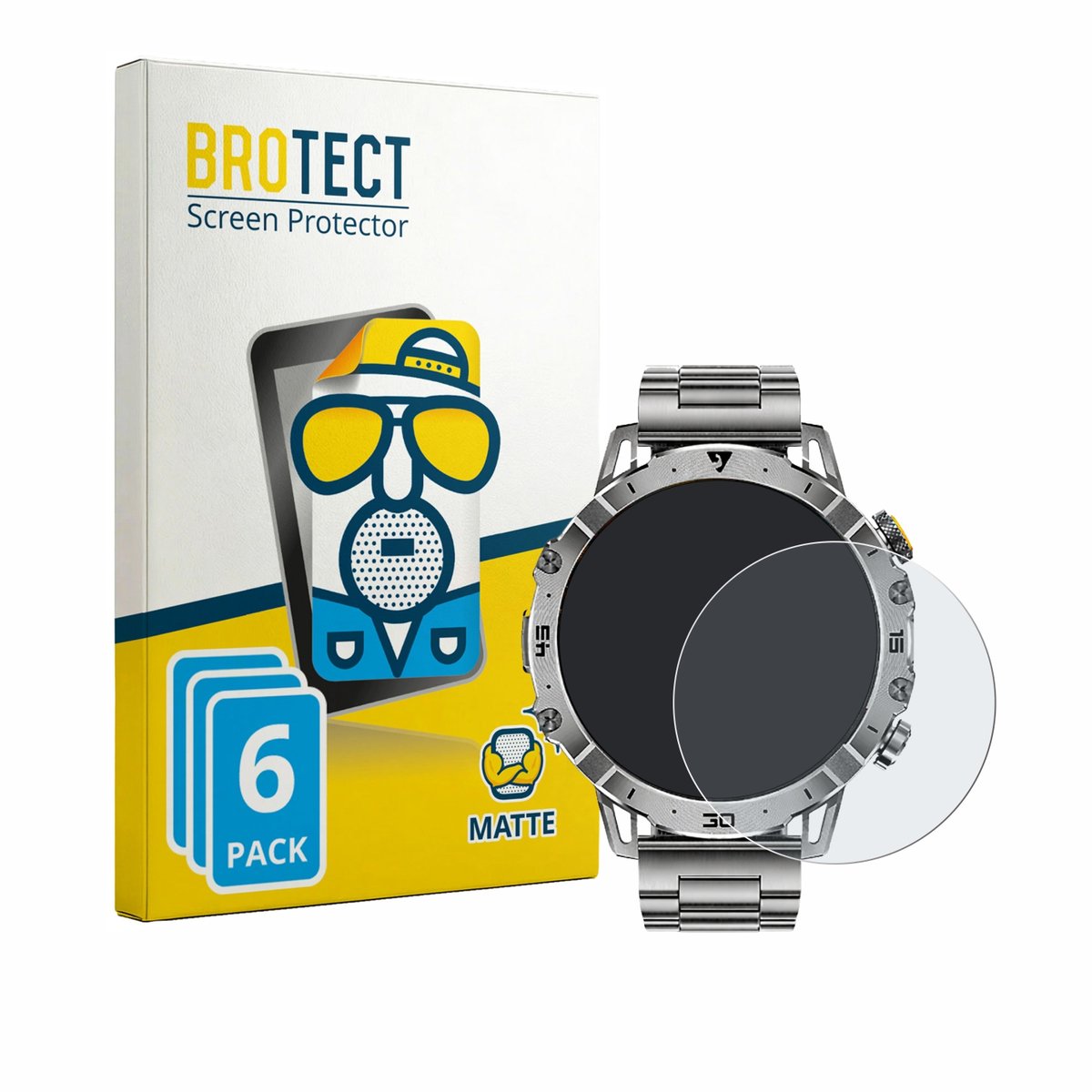 BROTECT - Screenprotector voor LIGE EF18 1.7" - Folie Beschermfolie matte 6 Stuks