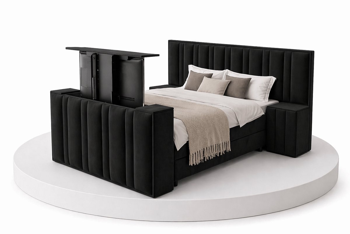 BalBedden CineLux - Boxspring 180x200 met TV-lift