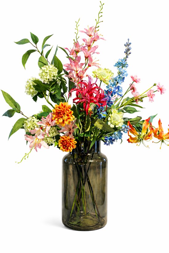 Kunstbloemen Boeket Kunstbloemen Middelpunt Retro Faux Zijden Bloemen Arrangement Bloemen Boeketten In Vaas Kunstbloemen Bonsai Fake Bloemen Kunstplanten