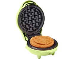 Bestron Wafelijzer - AMW500GEE - 550W - Mini wafel - Paasei vorm - Groen - 5 jaar garantie