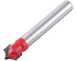 V-Groef Frees voor CNC Bewerking, 6mm Schacht, Precisie Snijgereedschap voor 3D Graveren en Frezen