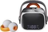 Bluetooth hoofdtelefoon met botgeleiding 5.3, pijnloze oorclip clipser draadloze Bluetooth-hoofdtelefoon, mini botten open ear sport-hoofdtelefoon, lange batterijduur (wit)