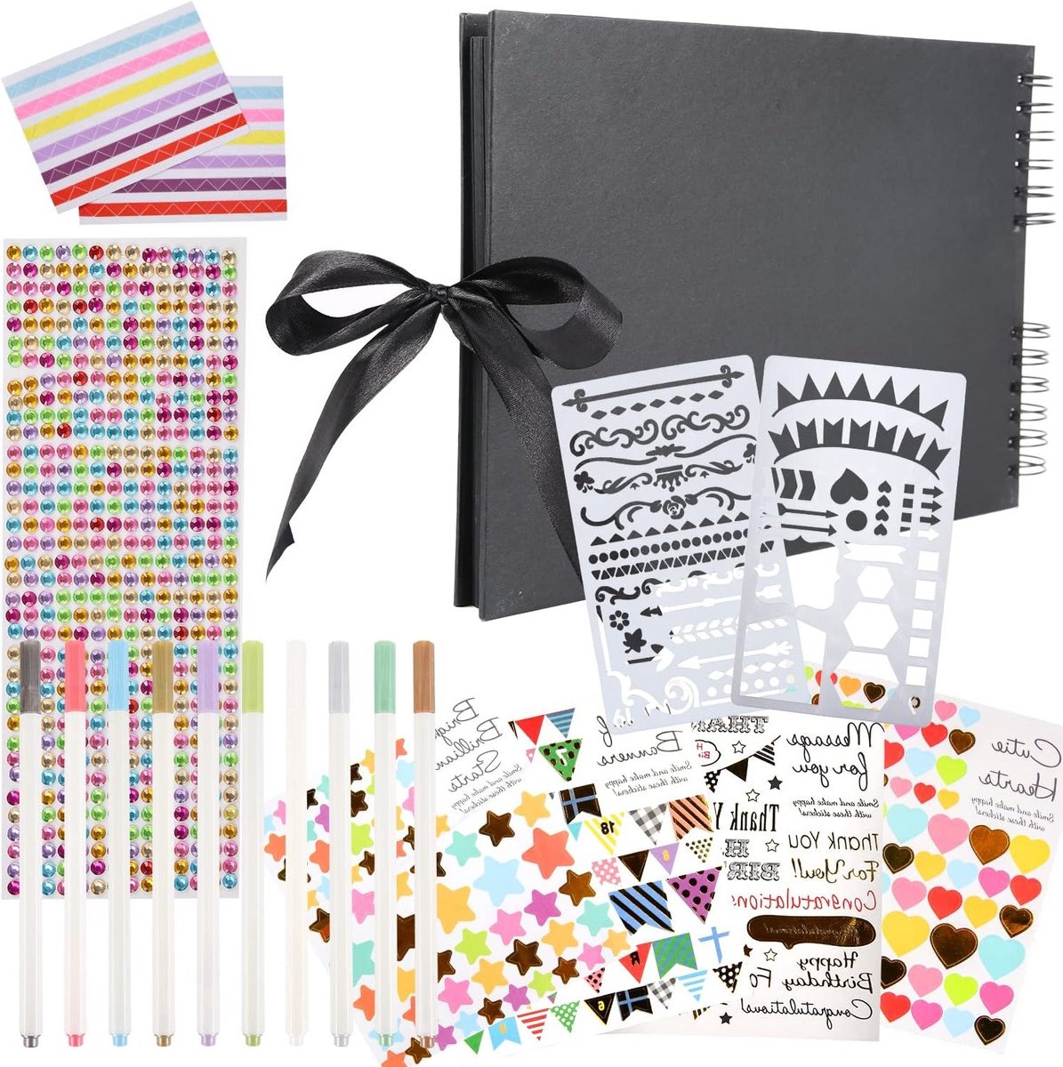 Creatief DIY Fotoalbum met 80 Pagina's - Perfect als Afstudeercadeau, Huwelijksgeschenk of Verjaardagscadeau