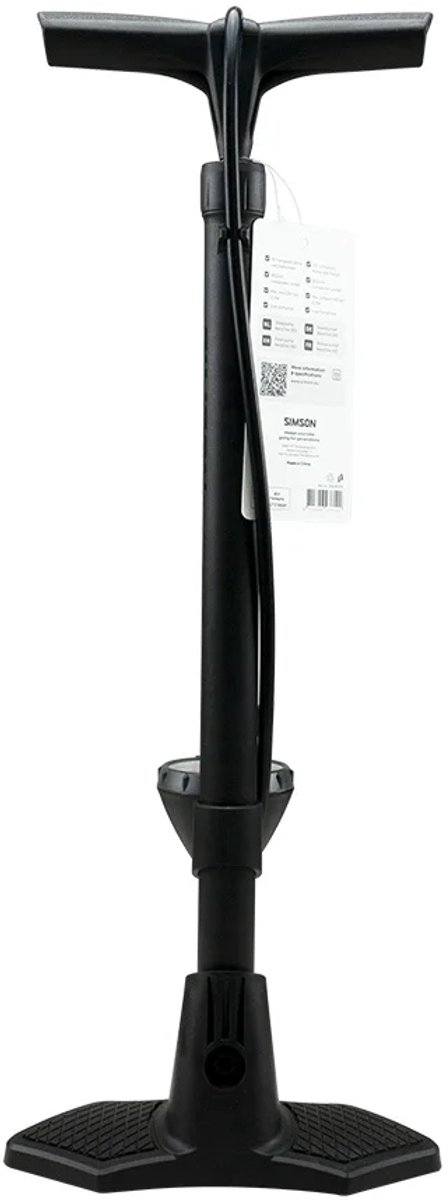 Simson vloerpomp AeroOne 160 - 11 bar - zwart — afbeelding 3