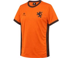MAESTRO Oranje Koningsdag Shirt Heren Maat XXL - Voetbal Shirt Kleding - Nederlands Elftal WK Shirt 2026 - Zwart