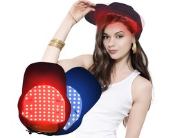 Red Light Cap Haargroei – Tegen Haaruitval – Haargroei Cap – 470nm 630nm 650nm – 70 LEDS – Roodlicht Therapie Haar – Haarverzorging – Haargroei Versnellen – LED Haarcap – Lichttherapie Haaruitval – Haar Behandeling Thuis