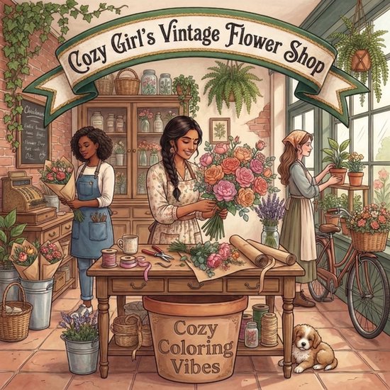 Cozy Girl Collection- Cozy Girl's Vintage Flower Shop - cover