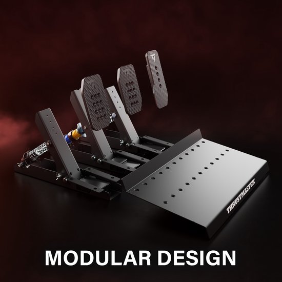 Thrustmaster Raceline Pedals III LC - Simracing-Pedaalset met 3 Pedalen - Load Cell-Sensor (100 kg) - PS5, PS4, Xbox Series X|S, Xbox One, PC van Merkloos — afbeelding 2