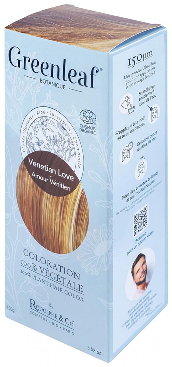 Greenleaf 100% Organische Haarkleur 100 g (Kleuren : Blond)