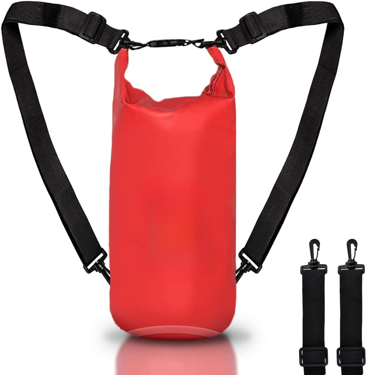 Drybag - Waterdichte Tas / Rugzak - Strandtas - Zwemtas - Wetbag - Droogtas - Outdoor Tas - Synthetisch - 20L - Rood - van Imperatoris