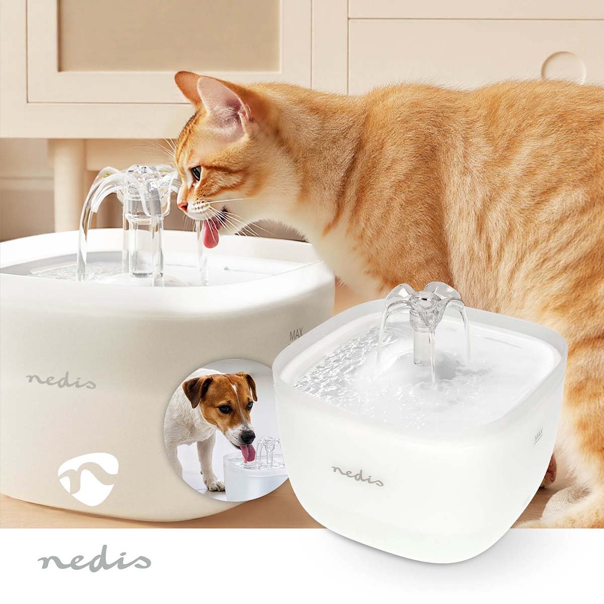Nedis Drinkfontein voor Hond en Kat - Geruisloos thumbnail 5