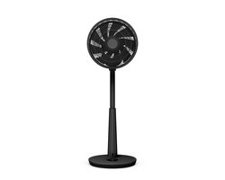 Duux Whisper 3 Statiefventilator - Zuinige Ventilator met 26 snelheden, Timer en Nachtmodus - In hoogte verstelbaar (73-95cm) - Horizontale + verticale oscillatie - Zwart