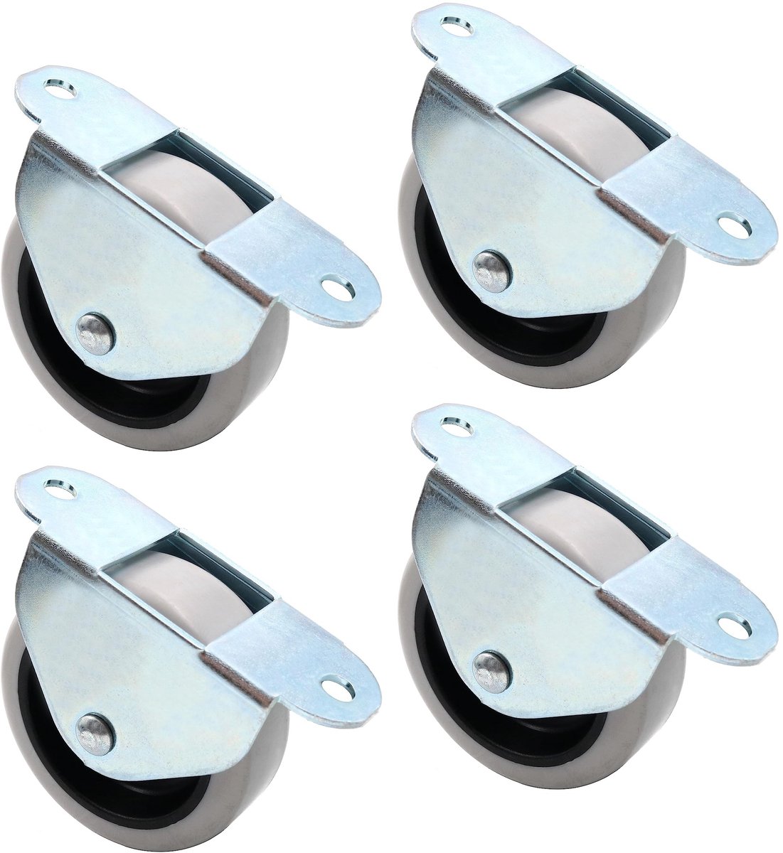 ONF3 - boxbok-rol - meubelrol met zacht loopvlak - 50 x 17 mm - bescherming tegen krassen - ideaal voor gevoelige vloeren - perfect voor meubels