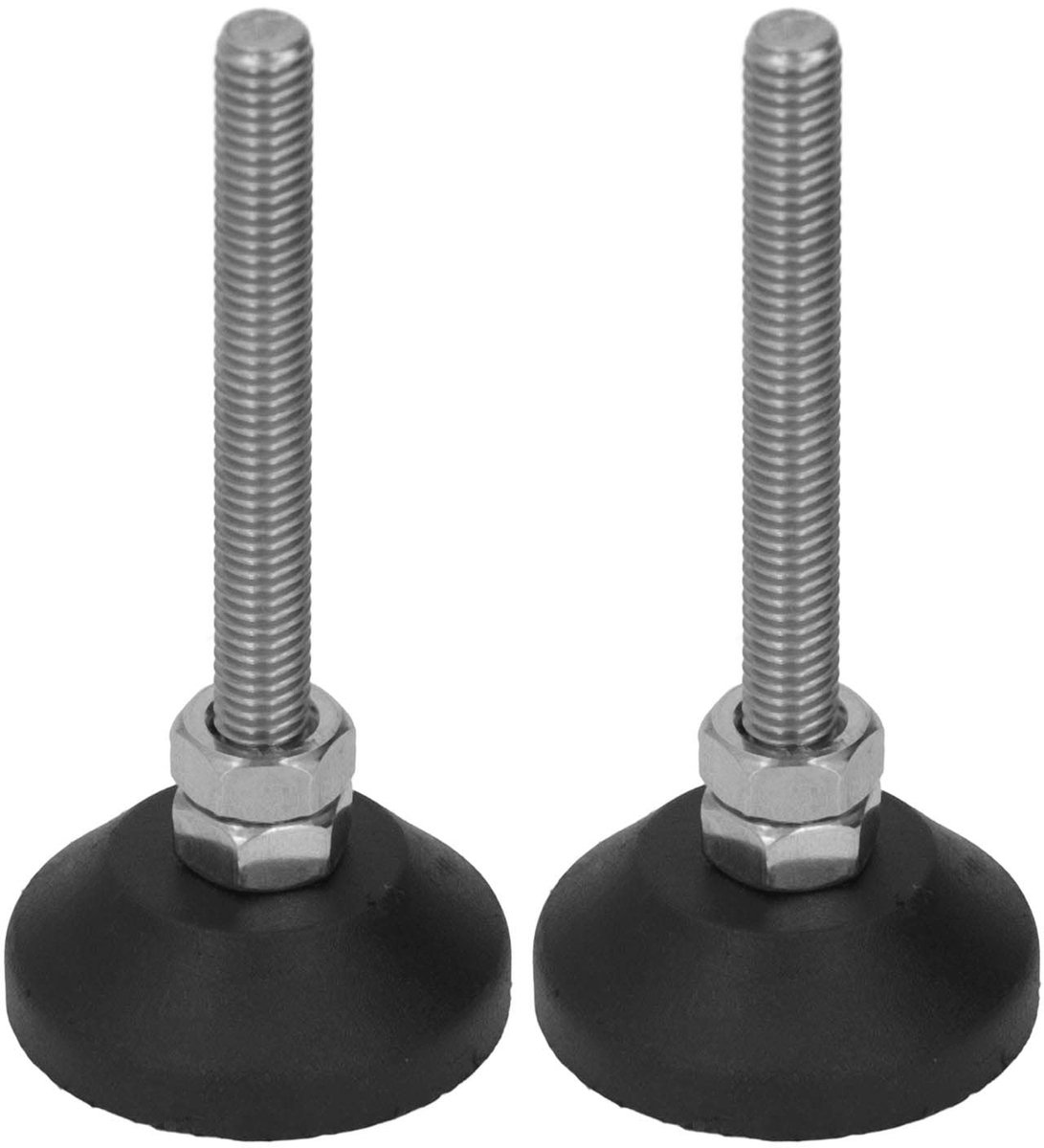aladdien - Swivel Leveling Mount - Verstelbare Voet Pads - Ideaal voor Meubels - Draaibare Voeten - Hoogwaardige Nylon en Staal - Ondersteunt Tot 10 k