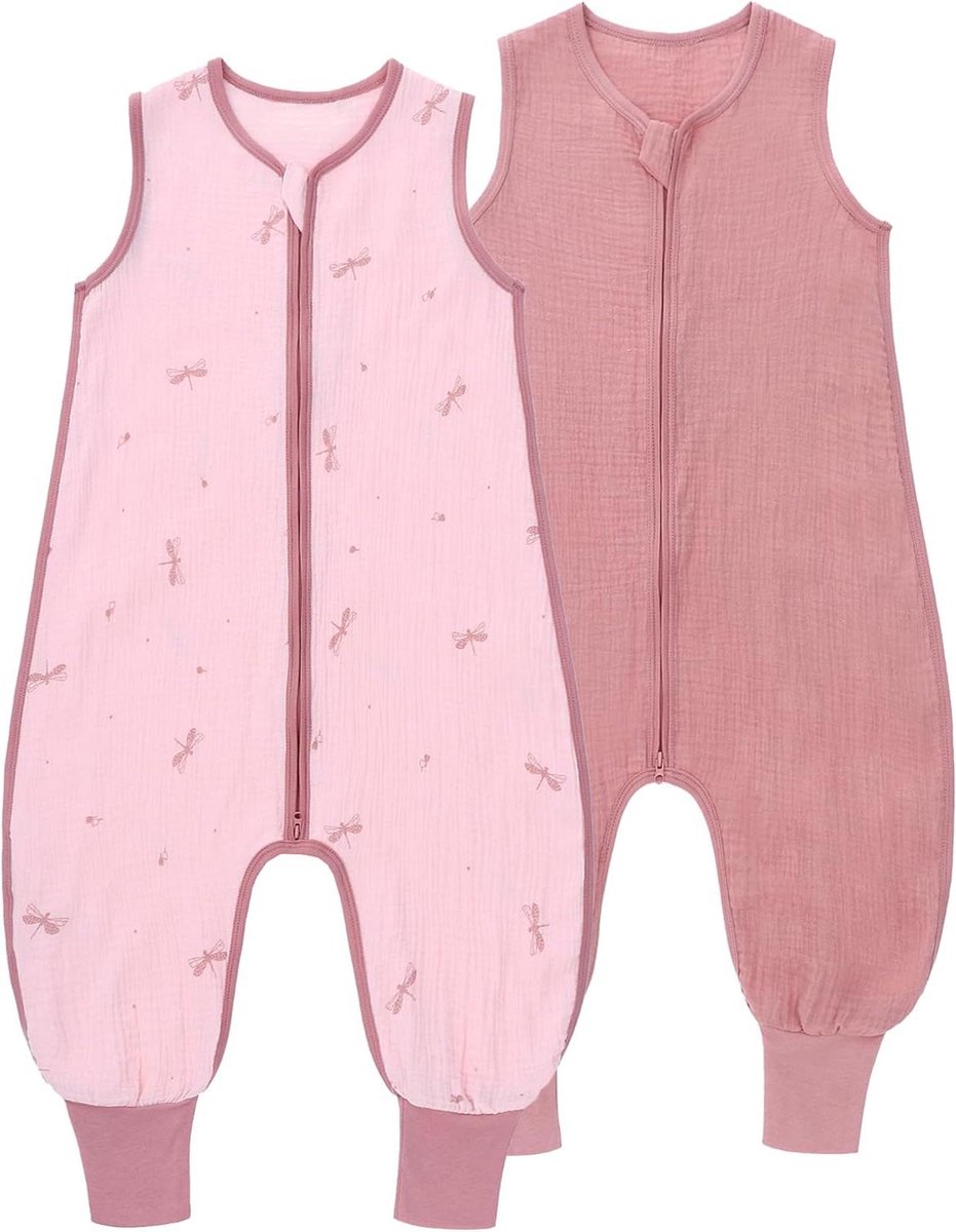 Babyslaapzak Set - Zomerslaapzak Voetjes - Veilig Slapen - 0.5 TOG - 3-12 Maanden - Libelle Print