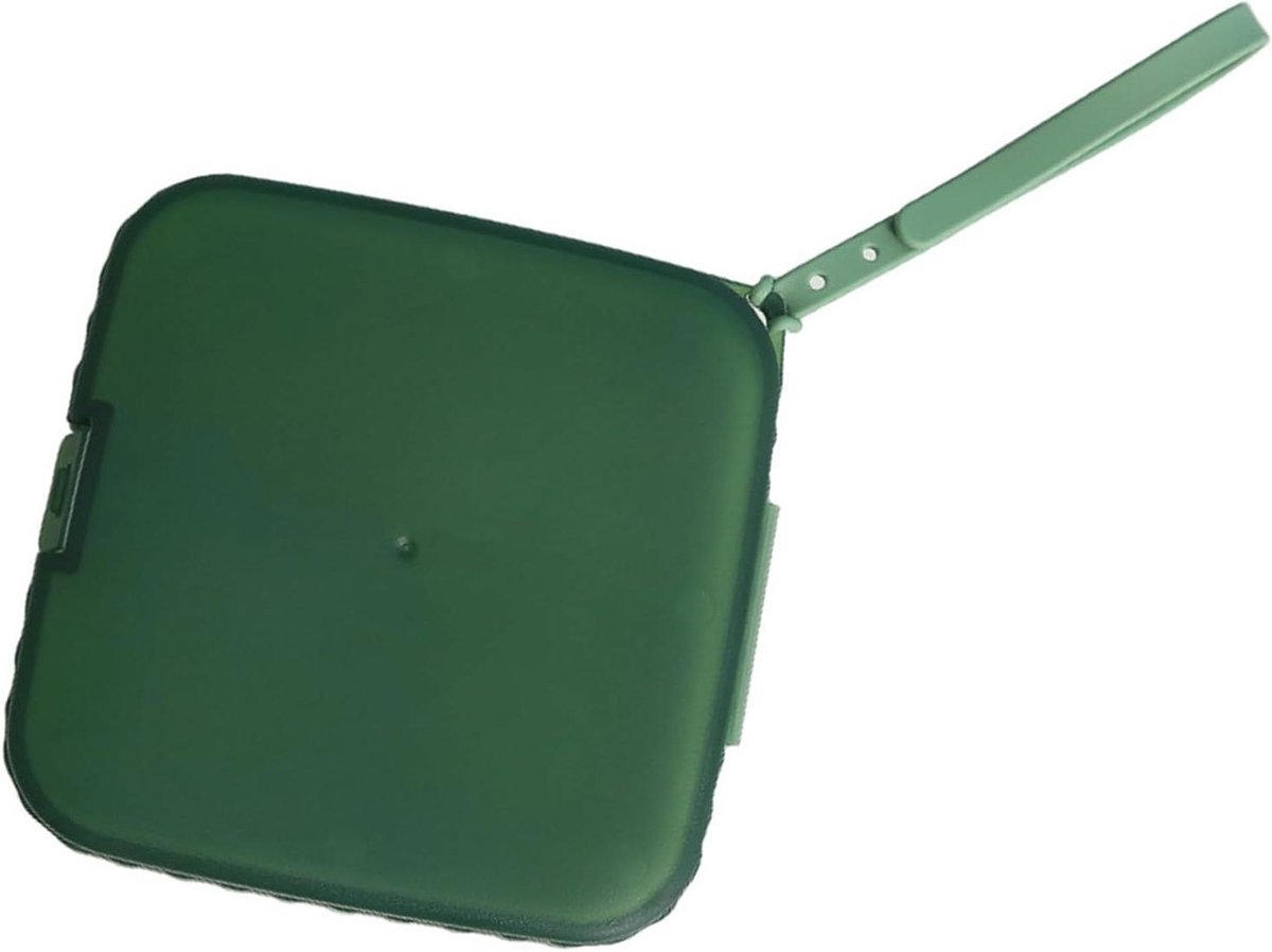 Opbergdoos Mondkapjes - Etui Organizer - Hygiënisch Bewaren - Luchtdichte Constructie - 12x12x3 cm - Wit