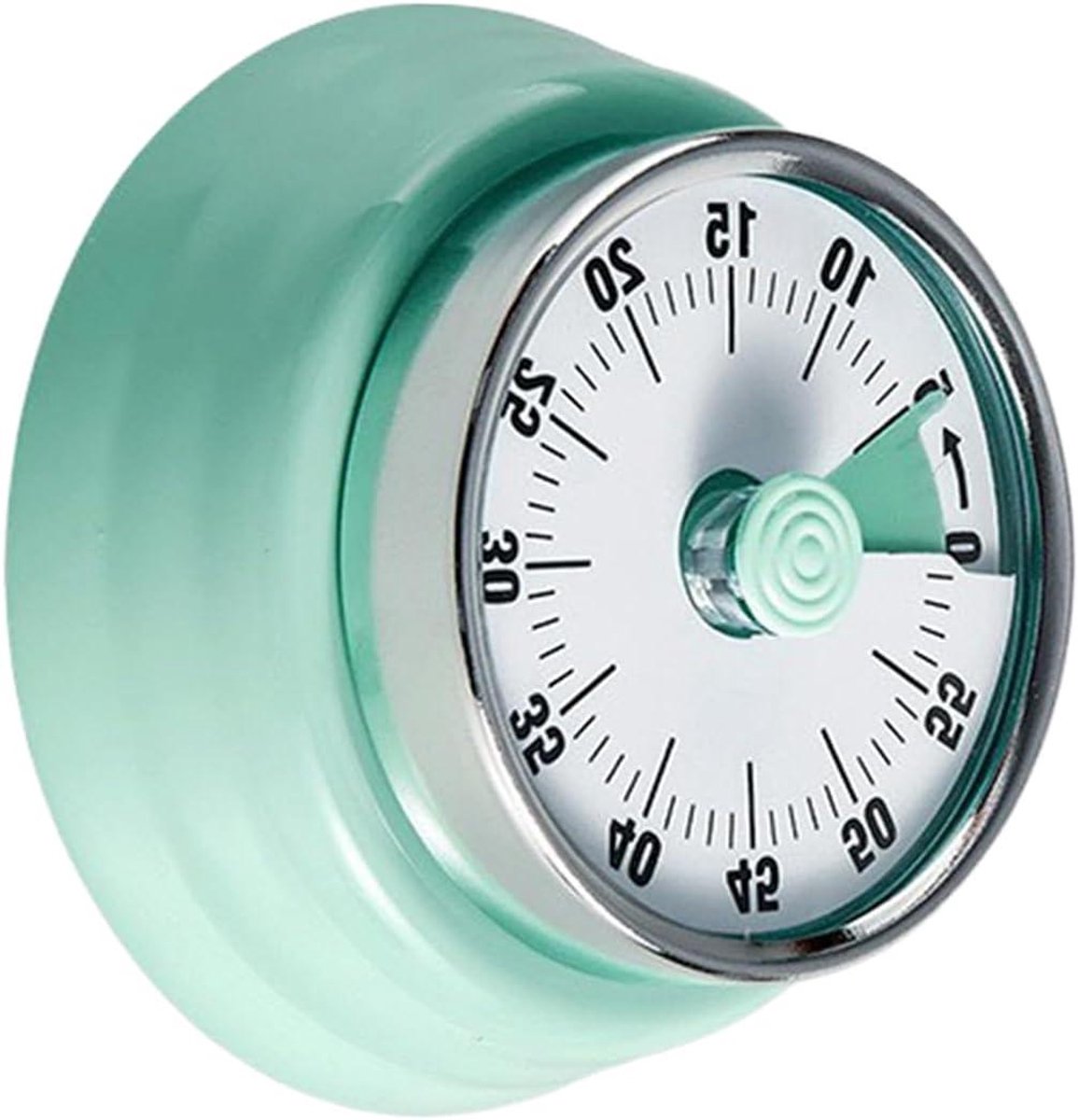 Mechanische Timer - Minuten Alarm - Koken Bakken - Luid 75 dB Geluid - 4x7.5x4 cm - Groen